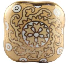 Mustard Square Ceramic Wardrobe Knob Online