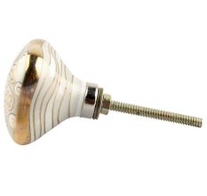 Light Grey Square Ceramic Knob