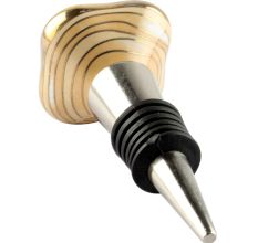 Mustard Square Ceramic Wine Stopper