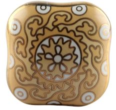 Mustard Square Ceramic Wine Stopper