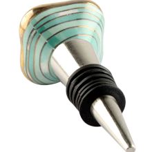 Sage Green Square Ceramic Wine Stopper Online