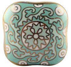 Sage Green Square Ceramic Wine Stopper Online