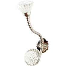 Clear Etched Oval Shape Glass Brass Hook Online