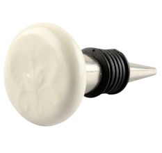 Cream Flower Ceramic Wine Stopper Online