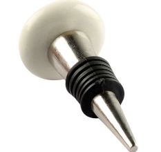 Cream Flower Ceramic Wine Stopper Online