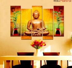 Buddha Idol canvas Wall Painting Wall Hanging