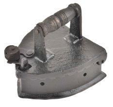 Iron Press With a Wooden Handle