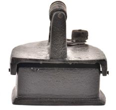Iron Press With a Wooden Handle