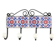Red Sunflower Ceramic Tile Hook Online