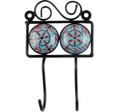 Ceramic Wall Hook in Turquoise