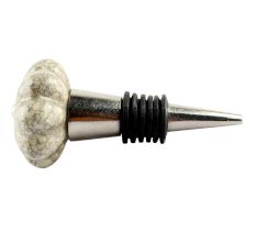 Cream Crackle Melon Ceramic Wine Stopper