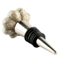 Cream Crackle Melon Ceramic Wine Stopper