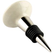 Golden Crackle Flat Ceramic Wine Stopper