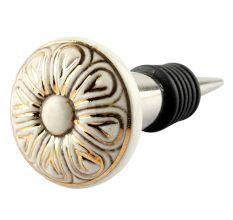 Golden Flower Ceramic Wine Stopper Online