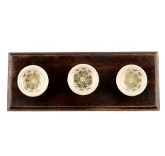 Golden Crackle Ceramic Wooden Hook