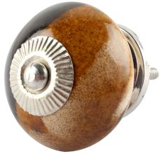 Brown And Black Ceramic Cabinet Knob Online