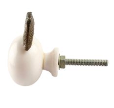 White Resin Cat Drawer Knob Online