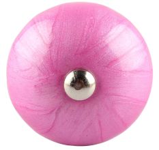 Solid Dark Neon Pink Ceramic Floral Wine Stopper Online