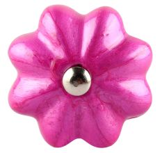 Solid Neon Pink Melon Ceramic Wine Stopper