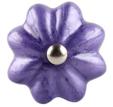 Neon Purple Melon Ceramic Wine Stopper
