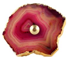 Pink Agate Stone Drawer Knob Online