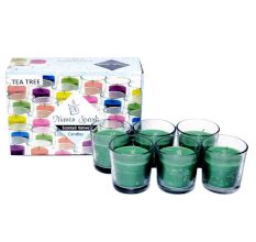 Set Of 6 Tea Tree Votive Candle