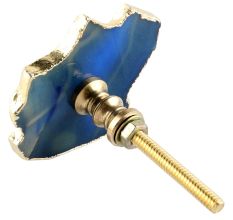 Slate Blue Agate Stone Cabinet Knob Online