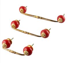 Ceramic Bridge Wardrobe Handles