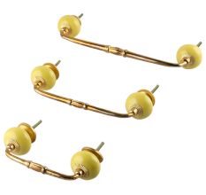 Ceramic Bridge Wardrobe Handles