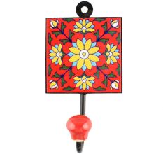 Sunflower Ceramic Tile Hook