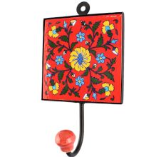 Wheel Flower Cereamic Tile Hook