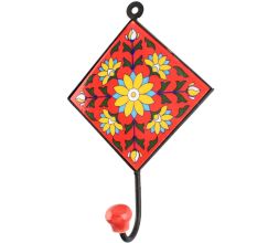 Sunflower Ceramic Tile Hook