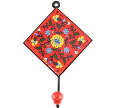 Wheel Flower Ceramic Tile Hook