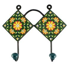 Sunflower Ceramic Tile Hook