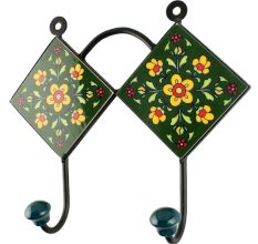 Yellow Tiny Flower CEramic Tile Hook