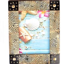 Black and White Leapard Print Photo Frame