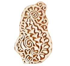 Set of 1 Piece New Wooden Printing Block