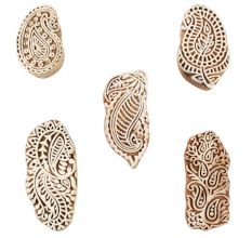 Set of 5 Piece New Mix Wooden Printing Blocks