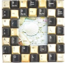 Handmade Computer keyboard Photo Frame