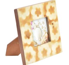 Abstract Flowers Photo Frame