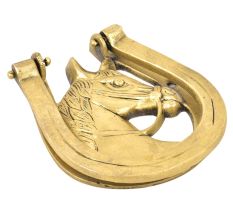 Brass Horse Shoe Door Knocker