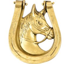 Brass Horse Shoe Door Knocker