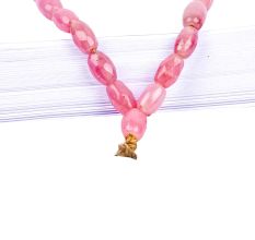 Pink Ultra Fine Bead Necklace
