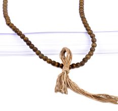 Brown Seed Bead Necklace