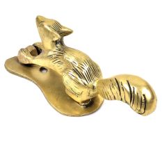 Brass Squirrel Door Knocker