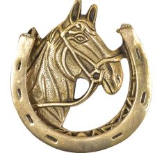 Handmade Brass Horse Shoe Door Knocker