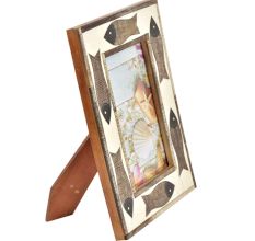 Handmade Wooden Fishes Photo Frame