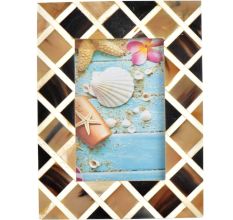 Rustic Diamond Designer Wood Photo Frame
