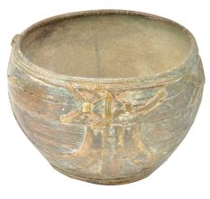 Handcrafted Wired Design Brass Prayer Or Storage Bowl