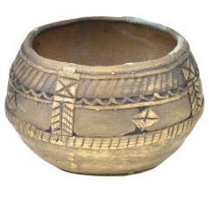 Vintage Dhokra Brass Bowl OrÂ Rice Measure Bowl